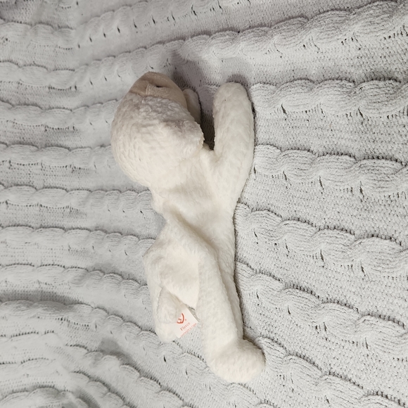 🕸Vintage Ty Beanie Baby Original Fleece The Lamb PVC Pellets 1996 - Picture 4 of 11